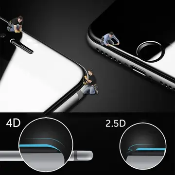 İPhone 6S Plus 4D Kavisli Full Cam Kırılmaz Koruyucu İPhone 6 plus