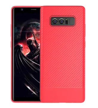 Ally SM Galaxy Note 8 Carbon Fiber Dokulu Premium Soft Silikon Kılıf