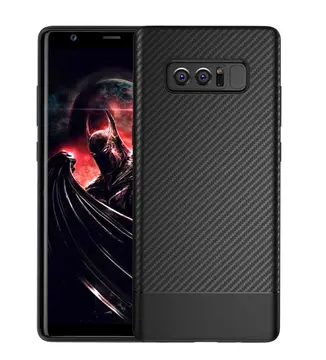 Ally SM Galaxy Note 8 Carbon Fiber Dokulu Premium Soft Silikon Kılıf