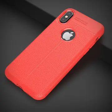 İphone X Xs Litchi Tam Koruma Soft Silikon Kılıf