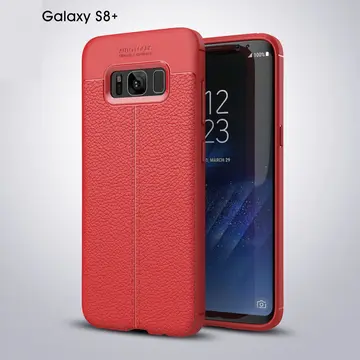 Ally Galaxy S8 Plus Litchi Tam Koruma Soft Silikon Kılıf