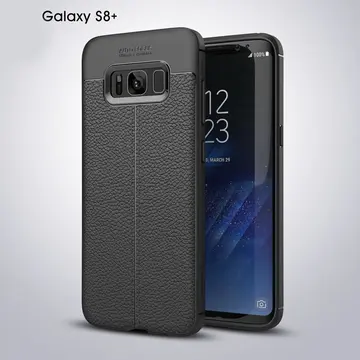 Ally Galaxy S8 Plus Litchi Tam Koruma Soft Silikon Kılıf