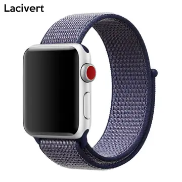 Ally Apple Watch 7-8 41mm 6-5-4 40mm Nylon Loop Spor Kayış Kordon 3-2-1 38mm