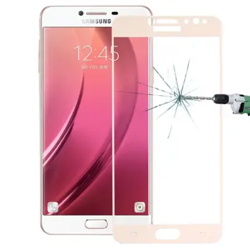 SM Galaxy C8  J7+ Plus 3D Full Kaplama Kırılmaz Cam Ekran Koruyucu