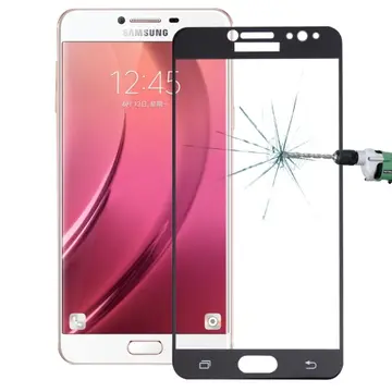 SM Galaxy C8  J7+ Plus 3D Full Kaplama Kırılmaz Cam Ekran Koruyucu