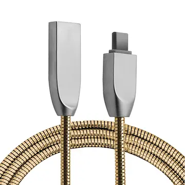 Ally Usb Type-C Zinc Alloy Dayanıklı 24 A Metal Usb Kablo