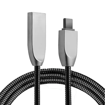 Ally Usb Type-C Zinc Alloy Dayanıklı 24 A Metal Usb Kablo