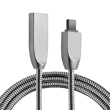 Ally Usb Type-C Zinc Alloy Dayanıklı 24 A Metal Usb Kablo
