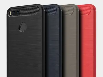 Xiaomi Mi 5x Dark Ultra Koruma Karbon Fiber Doku Silikon Kılıf