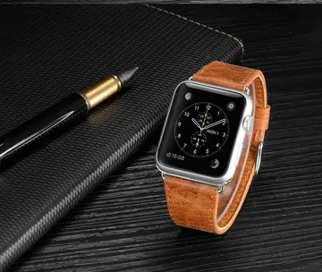 Ally Apple Watch 7-8 41mm 6-5-4 40mm Retro Deri Kordon Kayış 3-2-1 38mm