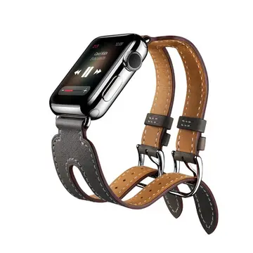 Ally Apple Watch 7-8 41mm 6-5-4 40mm Çift Kayış Kordon Kayış 3-2-1 38mm