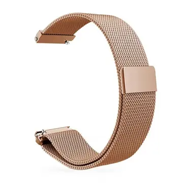 22MM Gear S3 Watch 4 -GT2 GT2E 46MM KayışKordon Metal Milano Loop