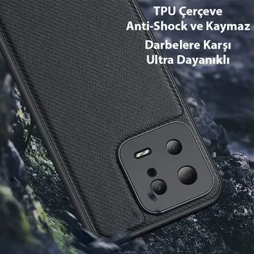 Dux Ducis Xiaomi 13 Fino Serisi Premium Dokuma Silikon Kılıf