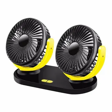 Ally Çift Başlıklı Araç Fanı Oto Fan Vantilatör R-8037