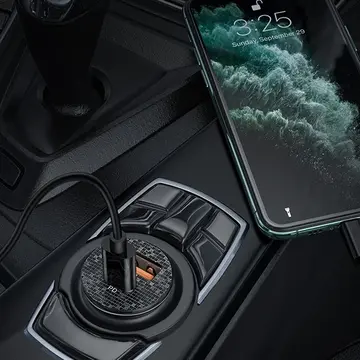 KUULAA 42W USB + Type-C Çift Çıkışlı Mini Hızlı Araç Şarj Cihazı