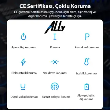 Ally TE-PD14 30W Type-C- USB C Hızlı Şarj Adaptörü