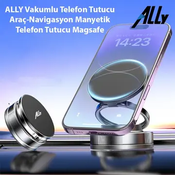 ALLY Vakumlu Telefon Tutucu Araç-Navigasyon Manyetik Telefon Tutucu Magsafe