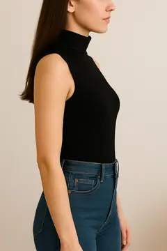 Kadın Kolsuz Body