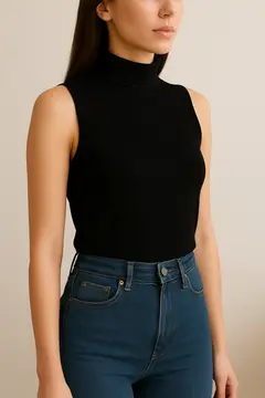 Kadın Kolsuz Body