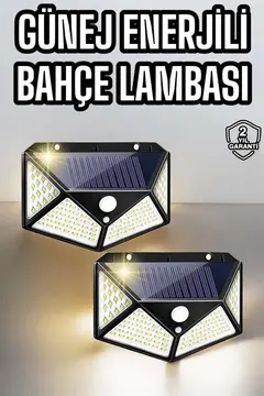 Bahçe Havuz Güneş Enerjili Solar Işıklandırma Sensörlü Bahçe Aydınlatma