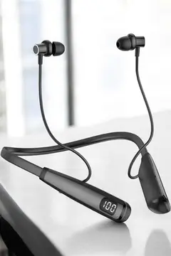 Boyun Bantlı Bluetooth Kulaklık Yüksek Ses Kaliteli 100 Saat Kulaklık