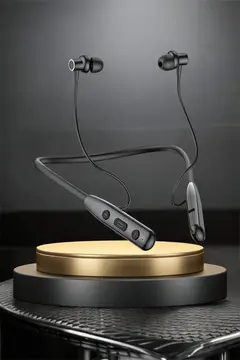 Kablolu Bluetooth Kulaklık Boyun Bantlı ANC Özelliği Yüksek Ses Kaliteli