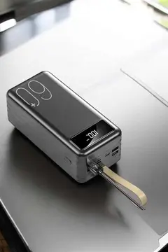 Powerbank 60.000 MAH Dijital Göstergeli 4 Portlu Taşınabilir