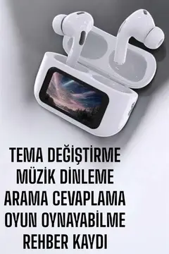 Bluetooth Kulaklık Kulakiçi Güçlü Ses Kaliteli Sesli Asistan