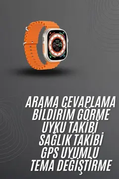 Akıllı Saat Arama Cevaplayan Bildirim Görme Yeni Nesil Bluetooth Bağlantılı