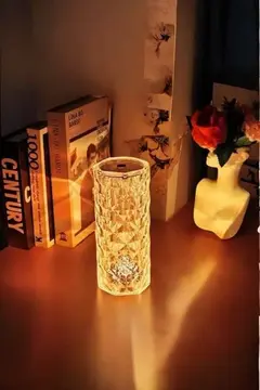 Kristal Dokunmatik Ve Kumandalı Masa Ve Gece lambası
