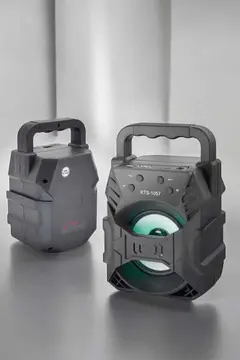 Taşınabilir Bluetooth Hoparlör Led Işıklı Uzun Pil Ömrü