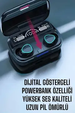 Bluetooth Bağlantılı Suya Dayanıklı Uzun Pil Ömürlü Kablosuz Kulaklık