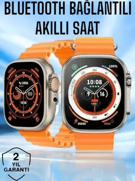Yeni Nesil Ultra Akıllı Saat Titreşimli Uyku & Sağlık Takibi Çift Kordon