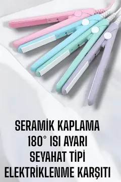 Kompakt ve Hafif: Elektriklenme Karşıtı Mini Saç Düzleştirici