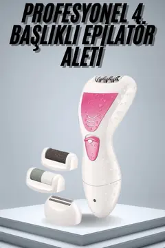 Epilatör Cihazı Epilasyon Aleti Çoklu Başlık Seçeneği Ayak Törpüsü