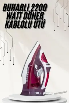 Modern Tasarım 2200W Dayanıklı Buharlı Seramik Kaplama Ütü
