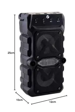 Bluetooth Hoparlör Çift Mikrofonlu Güçlü Ses Kaliteli Kesintisiz Kablosuz