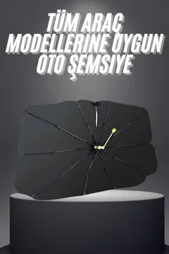 Yeni Nesil Tüm Araç Modellerine Uygun Oto Şemsiye Katlanabilir UV Işınlarına Karşı