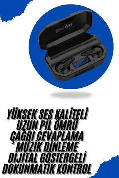 Yeni Nesil Android ve İOS Uyumlu Siyah Profesyonel Oyuncu Kulaklığı