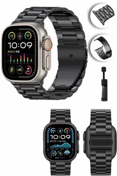 Akıllı Saat Arama Konuşma GPS ve NFC Özelliği 3 Kordonlu Amoled Ekran
