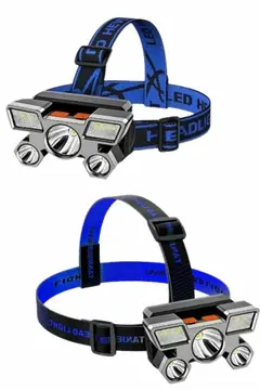 El Feneri Süper Kafa Lambası 4 Modlu 5 Led Kafa Feneri