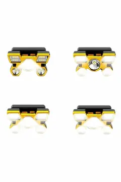 El Feneri Süper Kafa Lambası 4 Modlu 5 Led Kafa Feneri