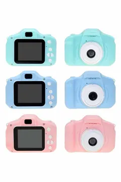 Çocuklara Özel Fotoğraf Ve Video Çeken Mini Çok Renkli Fotoğraf Makinesi