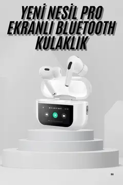 Dokunmatik Ekranlı Air Pro 2 ANC Kulaklık Kablosuz Çok Fonksiyonlu