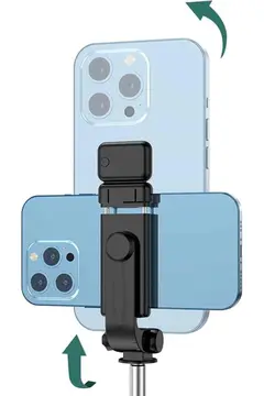 Tripod Selfie Çubuğu Bluetooth Kumandalı Kablosuz Led Işıklı