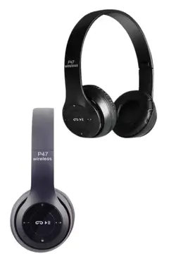 Bluetooth Kablosuz Kulaklık Siyah Wireless 5.0 Kulak Üstü Uzun Pil Ömrü