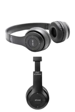 Wireless 5.0 Bluetooth Kablosuz Kulaklık ANC Özellikli Kulak Üstü Ayarlanabilir