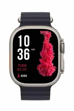 Ultra Akıllı Saat 49 Mm Çift Kordonlu Arama Cevaplama Bluetooth Bağlantılı