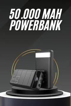 50.000 Mah Led Dijital Göstergeli USB Çıkışı Powerbank