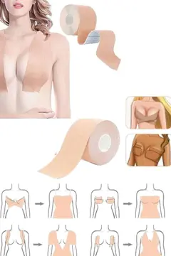 Göğüs Bandı Toparlayıcı ve Şekillendirici Tere ve Suya Dayanıklı Esnek Yapılı Hassas Ciltlere Uygun